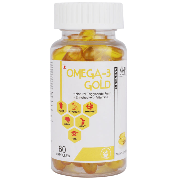 Azteca Herbal Natural Omega-3 Gold Capsule - Classic Derma