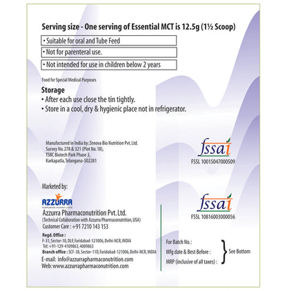 Azzurra Essential Mct Powder