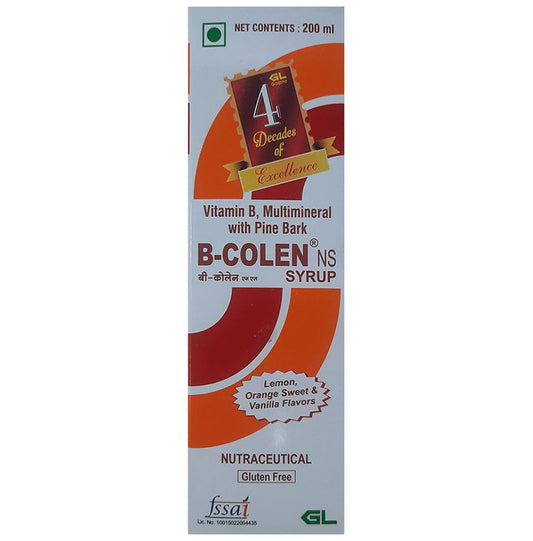 B Colen NS Syrup Lemon, Orange Sweet & Vanilla Gluten Free - Classic Derma