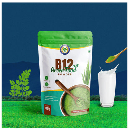 B12 Green Food B 12 Green Food Powder (100gm Each) Elaichi