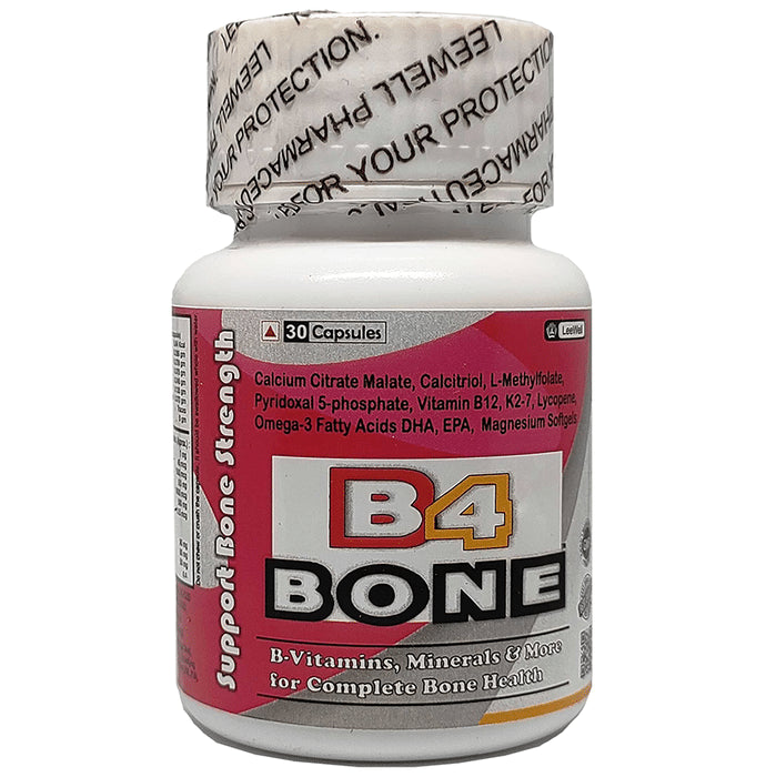 B4 Bone Mineral Density (BMD), Osteoporosis & Bone Strength Vitamins Supplement Softgel Capsule - Classic Derma
