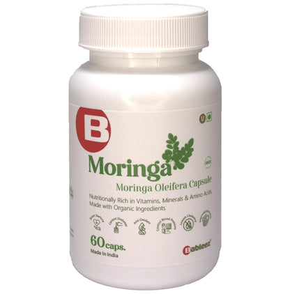 Bableez Moringa Extract Supplement Capsule 900mg | Organic Superfood | Immunity Booster | Antioxidant | (60 Each) - Classic Derma