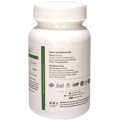 Bableez Moringa Extract Supplement Capsule 900mg | Organic Superfood | Immunity Booster | Antioxidant | (60 Each)