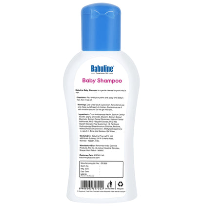 Babuline Babuline Baby Shampoo Made with Natural Ingredients for Daily Nourishing, Softening, Soothing Hair, Suitable for All Skin Types, Vitamin E, No Parabens