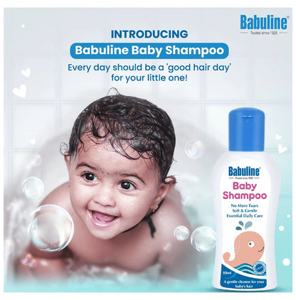 Babuline Babuline Baby Shampoo Made with Natural Ingredients for Daily Nourishing, Softening, Soothing Hair, Suitable for All Skin Types, Vitamin E, No Parabens