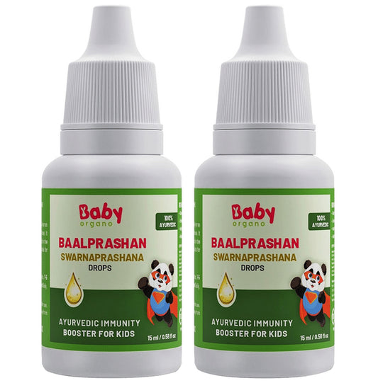 Baby Organo BaalPrashan Drop Swarnaprashan | Ayurvedic Immunity Booster for Kids - Classic Derma