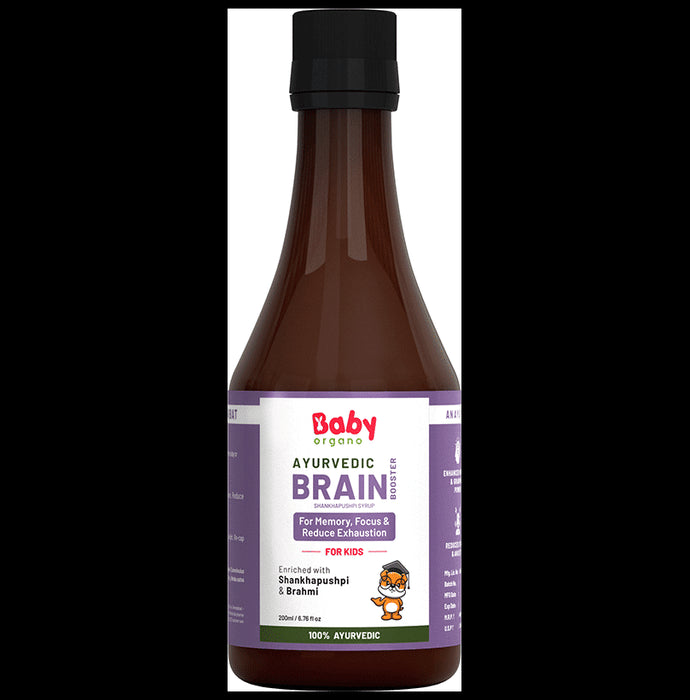 Baby Organo Brain Booster Shankhpushpi Syrup - Classic Derma