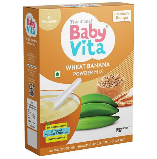 Baby Vita Wheat Banana Powder Mix - Classic Derma