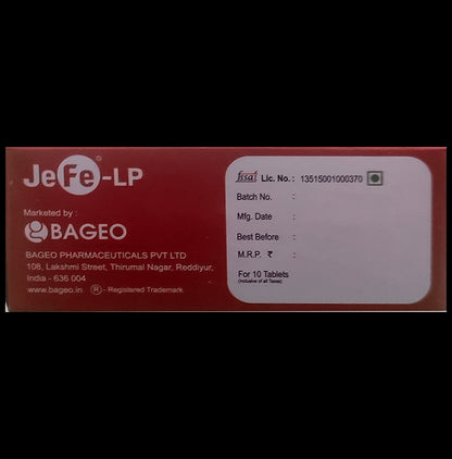Bageo JeFe-LP Health Supplement Tablet