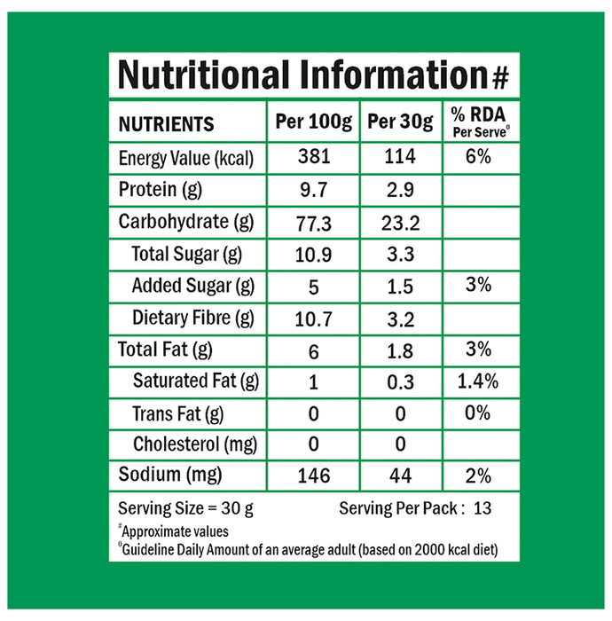 Bagrry's Almond 'N' Raisin Healthy Crunch Muesli