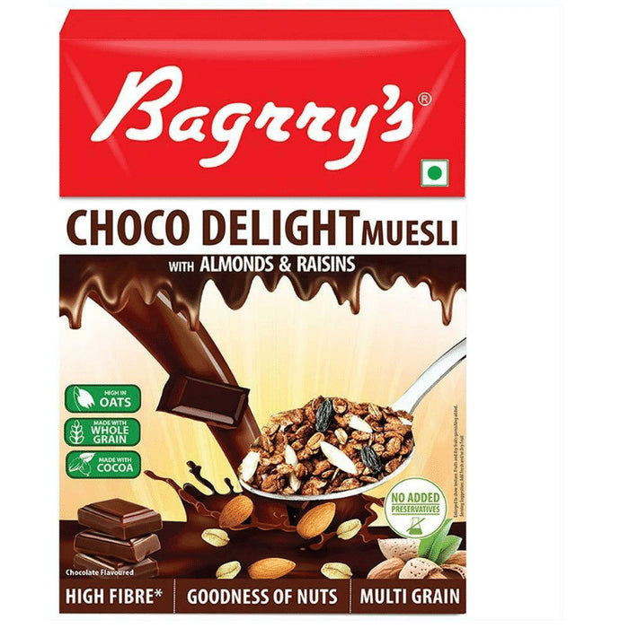 Bagrry's Choco Delight Muesli with Almonds & Raisins - Classic Derma