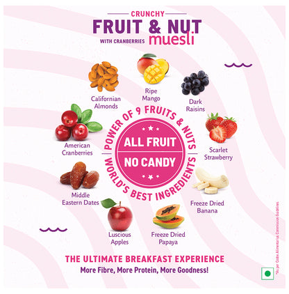 Bagrry's Crunchy Fruit and Nut with Cranberries Muesli