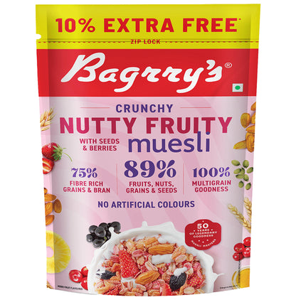 Bagrry's Crunchy Nutty Fruity with Seeds & Berries Muesli - Classic Derma