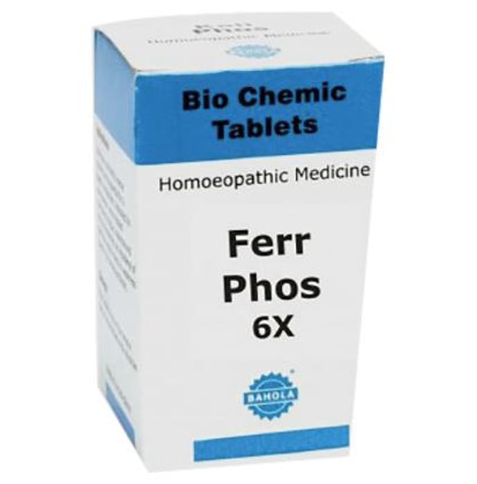 Bahola Ferr Phos Biochemic Tablet 6X - Classic Derma