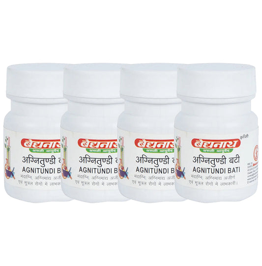Baidyanath (Jhansi) Agnitundi Bati Tablets (80 Each) - Classic Derma
