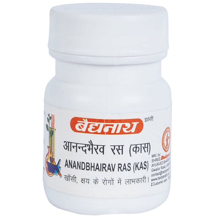 Baidyanath (Jhansi) Anand Bhairav Ras (Kas) Tablet - Classic Derma
