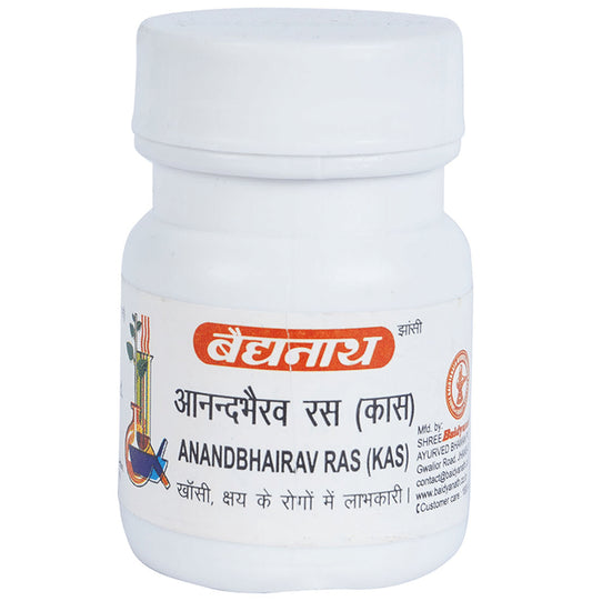 Baidyanath (Jhansi) Anand Bhairav Ras (Kas) Tablet - Classic Derma