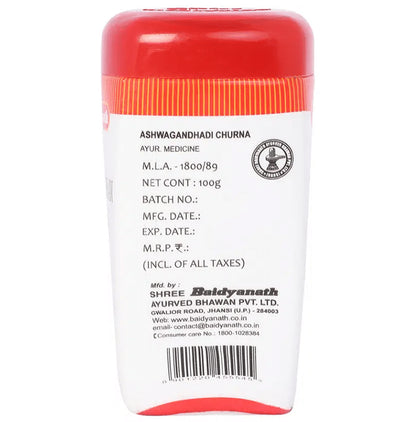 Baidyanath (Jhansi) Ashwagandhadi Churna (100gm Each)