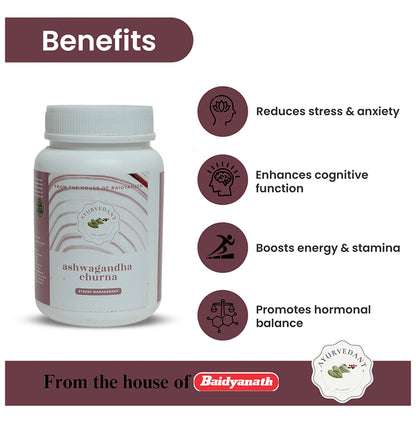 Baidyanath (Jhansi) Ayurvedant Ashwagandha Churna