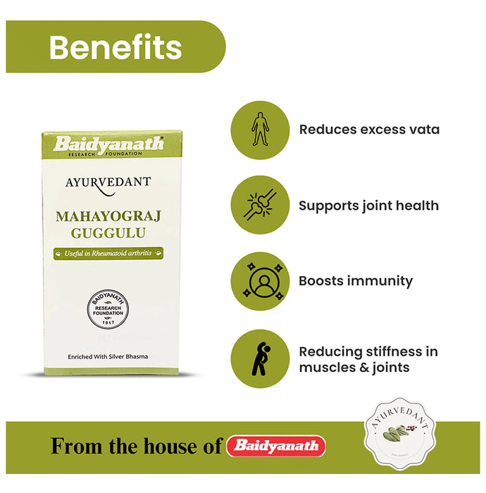 Baidyanath (Jhansi) Ayurvedant Mahayograj Guggulu