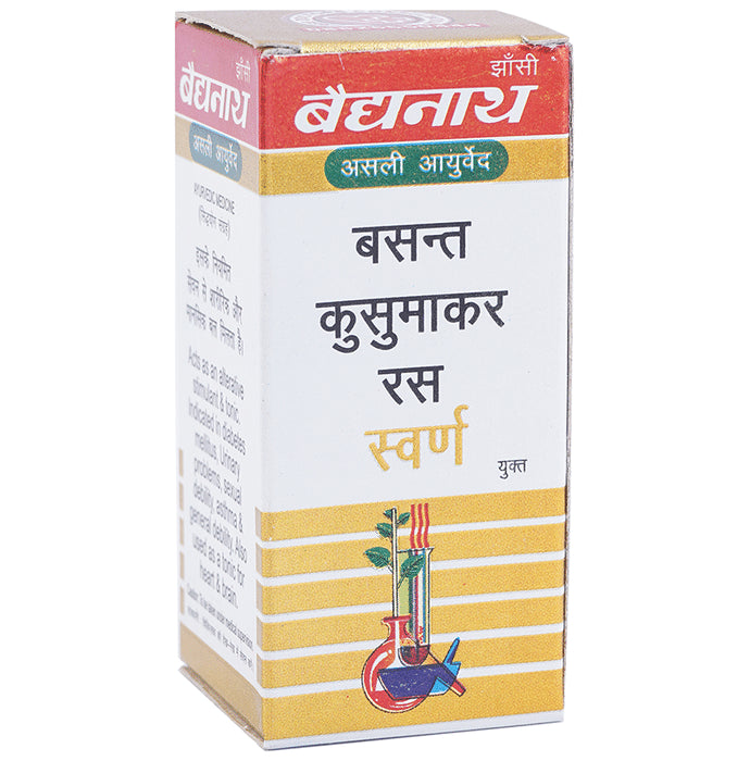 Baidyanath (Jhansi) Basant Kusumakar Ras with Gold Tablet