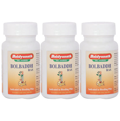 Baidyanath (Jhansi) Bolbaddh Ras Tablets (80 Each) - Classic Derma