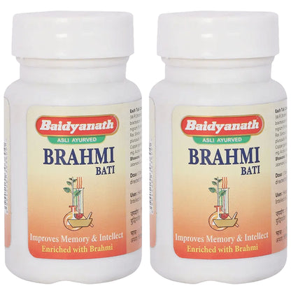 Baidyanath (Jhansi) Brahmi Bati Tablet (80 Each) - Classic Derma