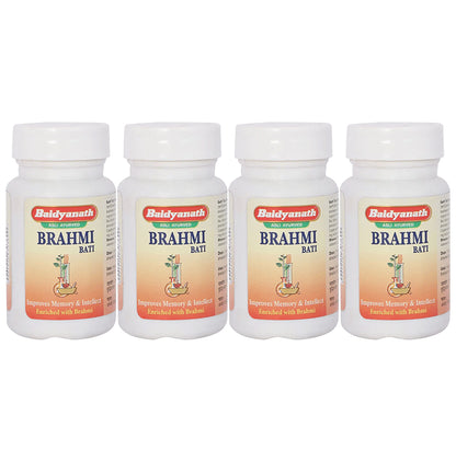 Baidyanath (Jhansi) Brahmi Bati Tablet (80 Each) - Classic Derma