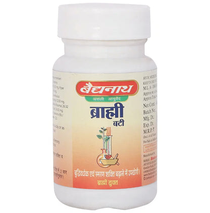Baidyanath (Jhansi) Brahmi Bati Tablet (80 Each)