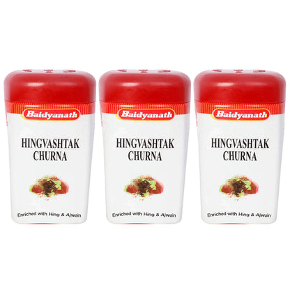 Baidyanath (Jhansi) Hingvashtaka Churna (60gm Each) - Classic Derma