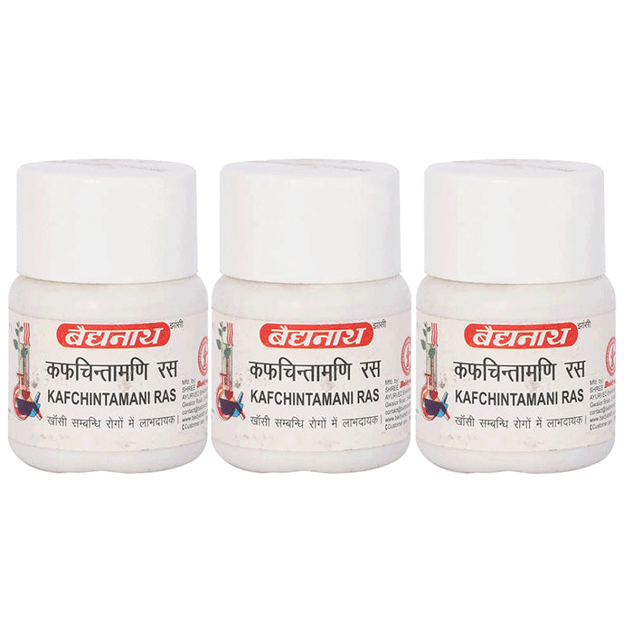 Baidyanath (Jhansi) Kafchintamani Ras Tablet (20 Each) - Classic Derma