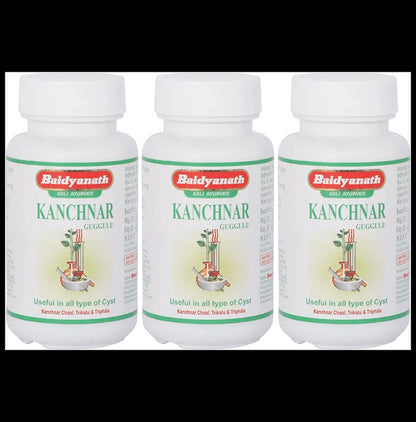 Baidyanath (Jhansi) Kanchnar Guggulu Tablet (80 Each) - Classic Derma