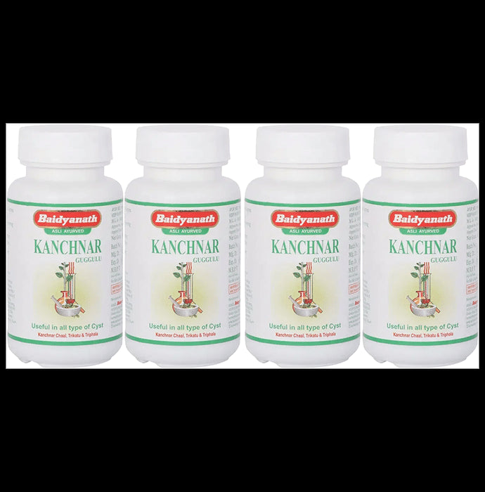 Baidyanath (Jhansi) Kanchnar Guggulu Tablet (80 Each) - Classic Derma
