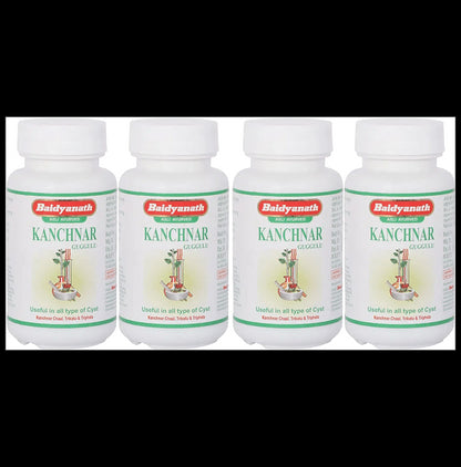 Baidyanath (Jhansi) Kanchnar Guggulu Tablet (80 Each) - Classic Derma