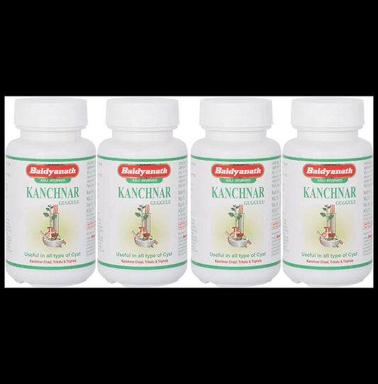 Baidyanath (Jhansi) Kanchnar Guggulu Tablet (80 Each) - Classic Derma