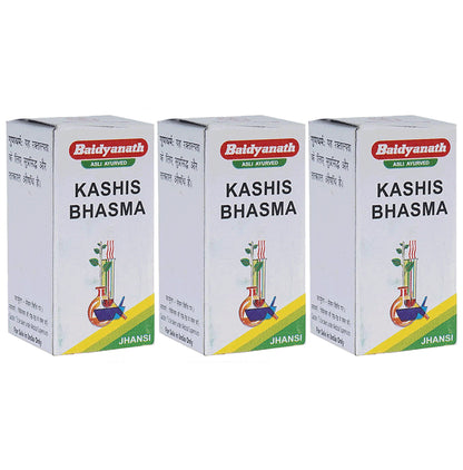 Baidyanath (Jhansi) Kashis Bhasma (10gm Each) - Classic Derma