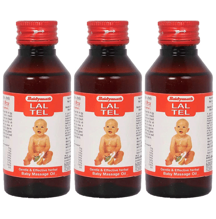 Baidyanath (Jhansi) Lal Tel (100ml Each) - Classic Derma