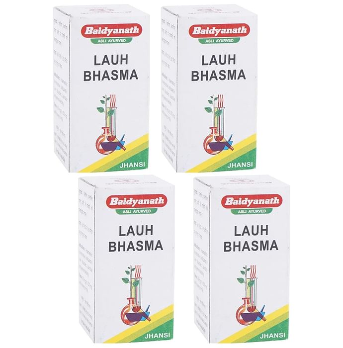 Baidyanath (Jhansi) Lauh Bhasma (10gm Each) - Classic Derma