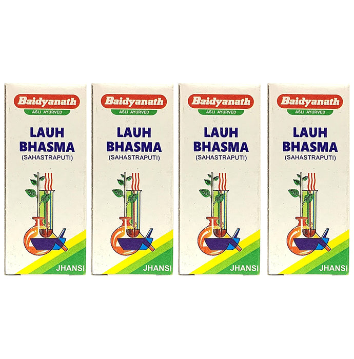 Baidyanath (Jhansi) Lauh Bhasma Sahastraputi Powder(1gm Each) - Classic Derma