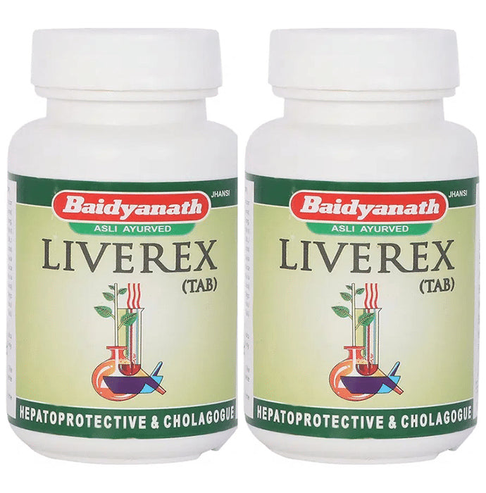 Baidyanath (Jhansi) Liverex Tablet (100 Each) - Classic Derma