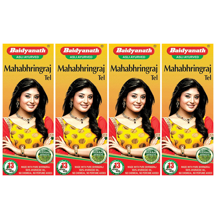 Baidyanath (Jhansi) Mahabhringraj Tel (100ml Each) - Classic Derma