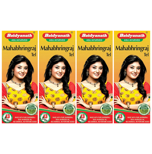 Baidyanath (Jhansi) Mahabhringraj Tel (100ml Each) - Classic Derma