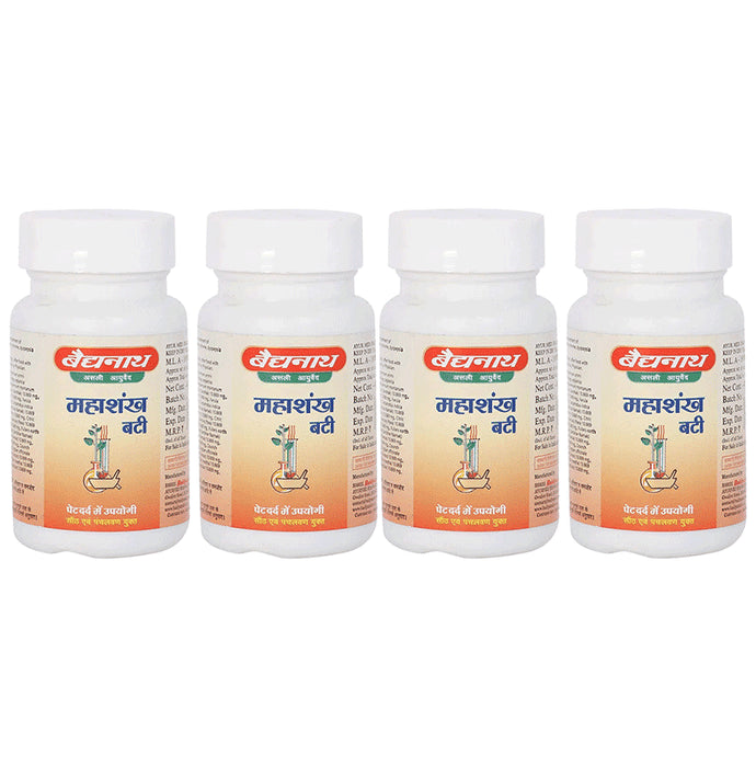 Baidyanath (Jhansi) Mahashankh Bati Tablet (40 Each) - Classic Derma