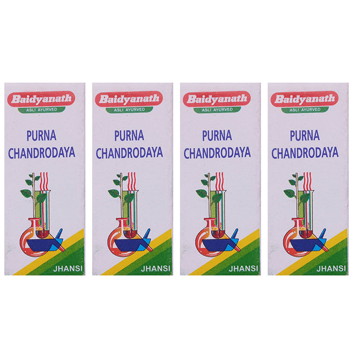 Baidyanath (Jhansi) Poorn Chandrodaya (2.5gm Each) - Classic Derma