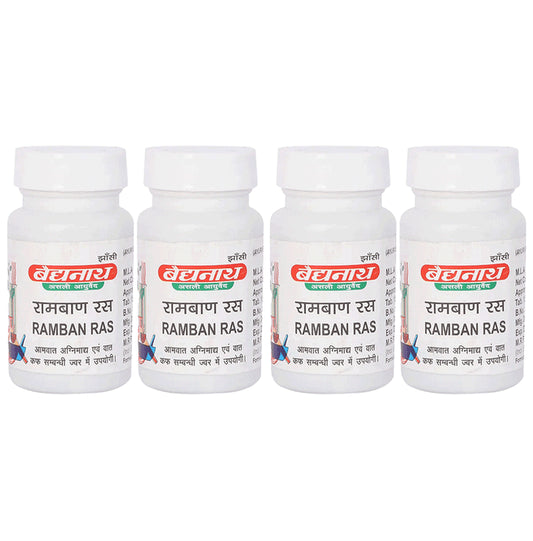 Baidyanath (Jhansi) Ramban Ras Tablet (80 Each) - Classic Derma