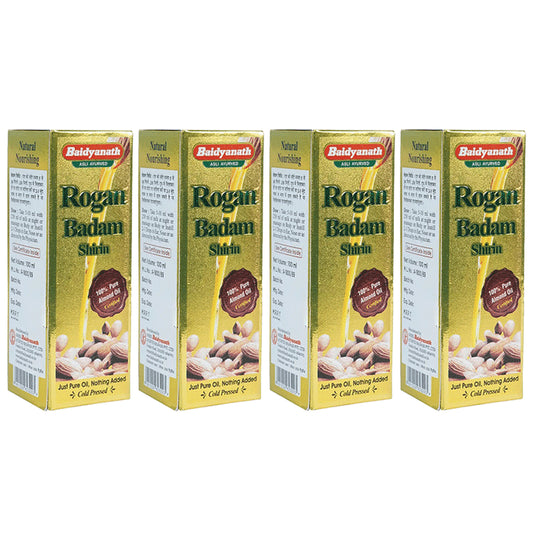Baidyanath (Jhansi) Rogan Badam Shirin Oil (25ml Each) - Classic Derma