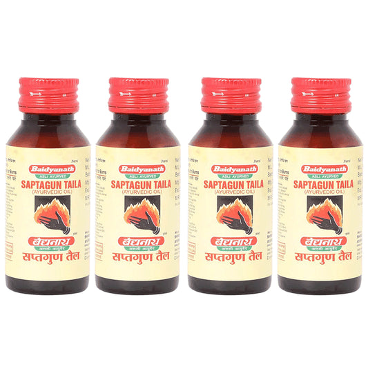 Baidyanath (Jhansi) Saptagun Taila Oil (50ml Each) - Classic Derma
