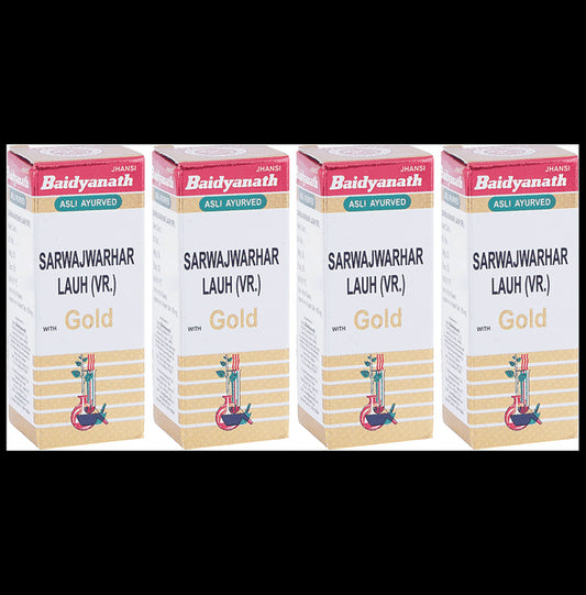 Baidyanath (Jhansi) Sarwajwarhar Lauh (Vr.) with Gold Tablet (10 Each) - Classic Derma