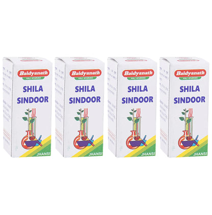 Baidyanath (Jhansi) Shila Sindoor Powder (2.5gm Each) - Classic Derma