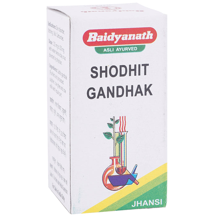 Baidyanath (Jhansi) Shodhit Gandhak - Classic Derma